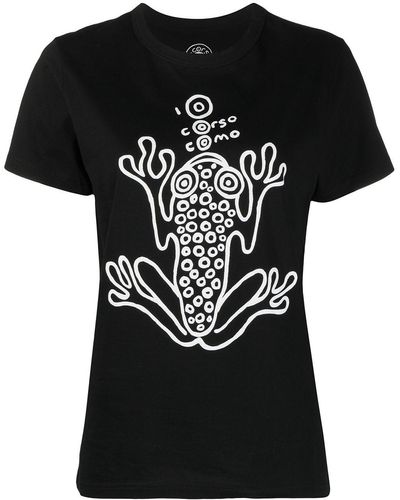 10 Corso Como T-shirt à imprimé graphique - Noir