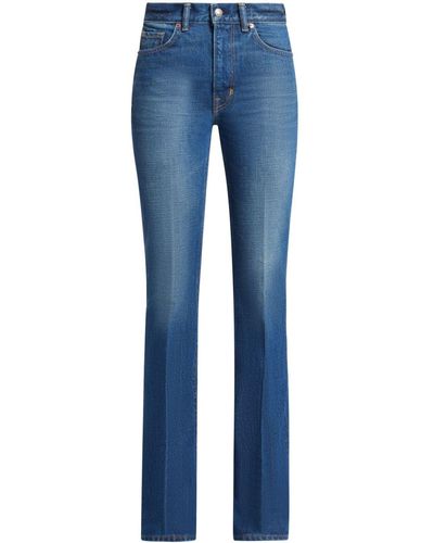 Tom Ford Jeans affusolati con effetto schiarito - Blu