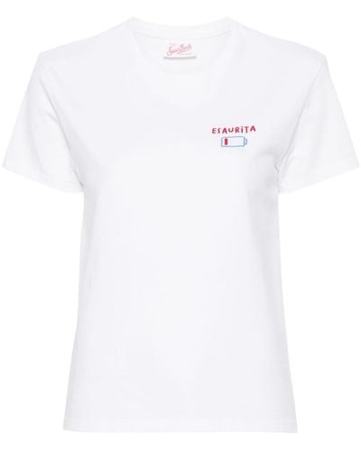 Mc2 Saint Barth Emilie Organic Cotton T-shirt - White