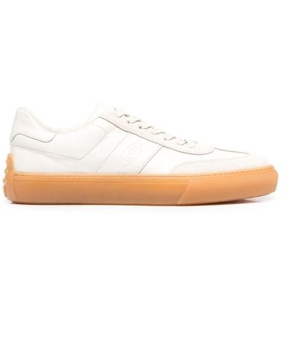 Tod's Lace-up Low-top Sneakers - Natural