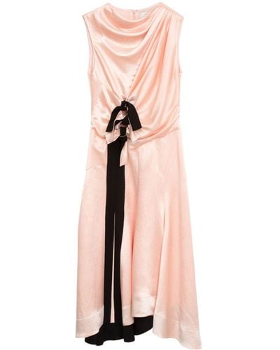 3.1 Phillip Lim Asymmetrisches Kleid in Satin-Optik - Pink