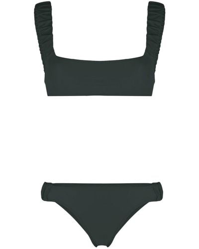 Sunnei Bikini à logo imprimé - Noir