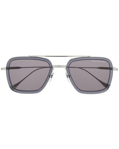 Dita Eyewear Tinted Pilot Sunglasses - Metallic