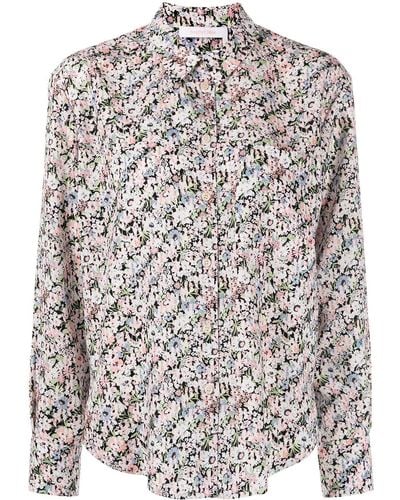 See By Chloé Floral-print Long-sleeve Shirt - Multicolor