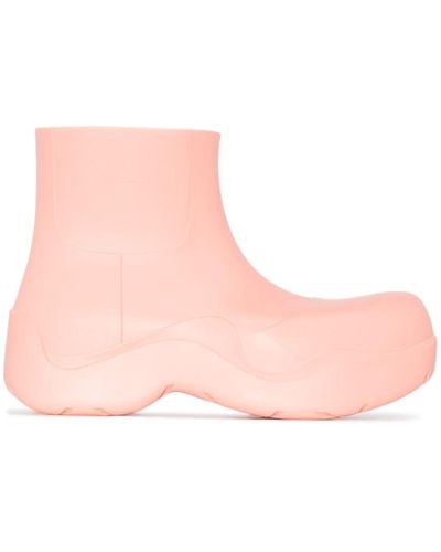 Bottega Veneta Puddle Biodegradable-rubber Ankle Boots - Pink