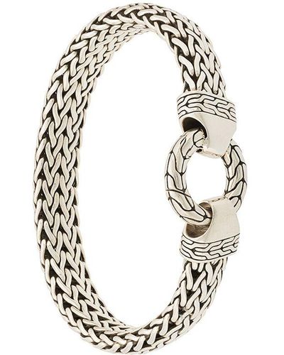 John Hardy Classic Chain Ring Clasp Bracelet - Metallic