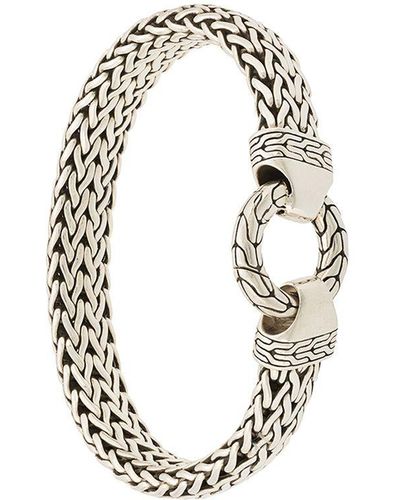 John Hardy Bracciale Classic Chain con chiusura a gancio - Metallizzato