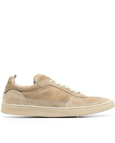 Officine Creative Suede Low-top Sandals - Natural