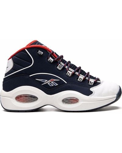 Reebok Question Mid "usa" Sneakers - Blue