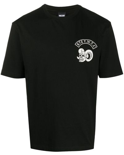KTZ T-Shirt mit grafischem Print - Schwarz