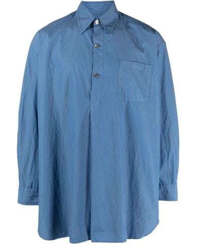 Our Legacy Oversized Overhemd - Blauw