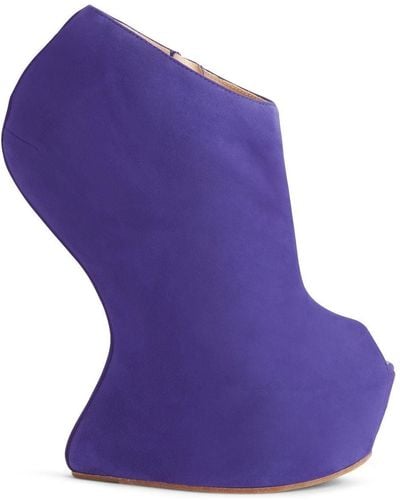 Giuseppe Zanotti Curved Jem 130mm Court Shoes - Purple