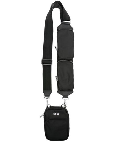 BOSS Dodge Zip-up Phone Bag - Black