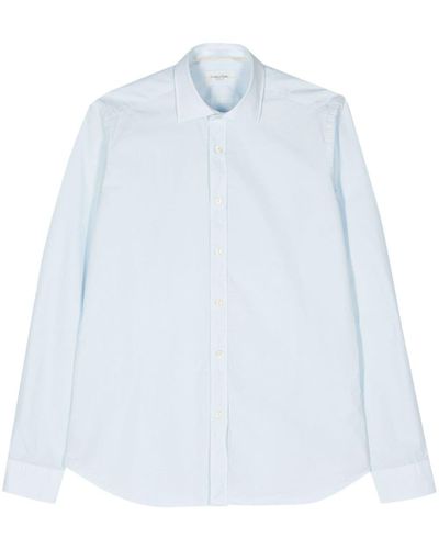Tintoria Mattei 954 Poplin Cotton Shirt - White