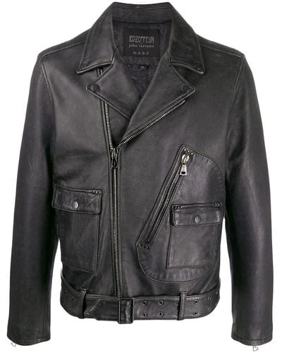 John Varvatos X Led Zeppelin Biker Jacket - Black