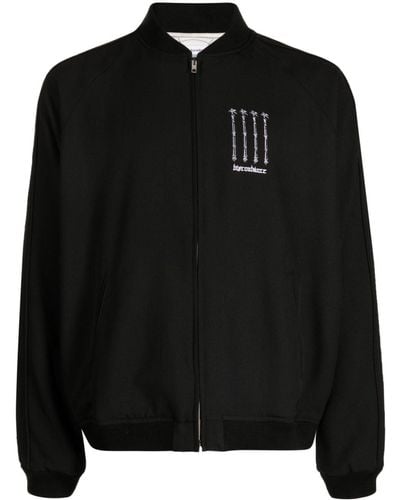 Children of the discordance Graphic-print zip-up jacket - Nero