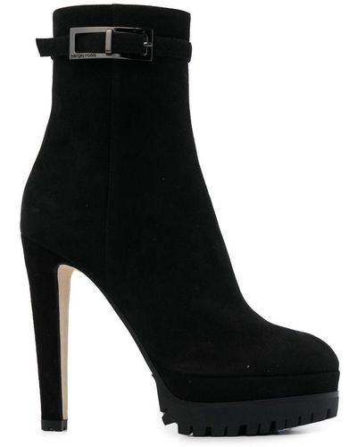 Sergio Rossi Bottes en cuir 150 mm - Noir