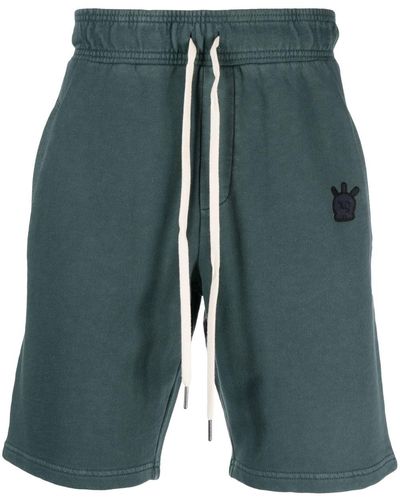 Zadig & Voltaire Party Skull Track Shorts - Green