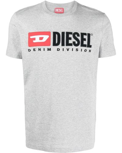 DIESEL T-shirt à manches longues t-wasy-ls - Gris