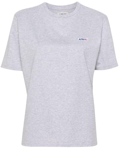 Autry Camiseta con parche del logo - Blanco