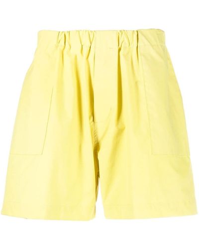 Mackintosh Captain Elasticated Waistband Shorts - Yellow