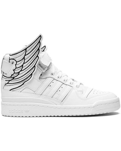 adidas High-Top-Sneakers mit Flügeln - Weiß