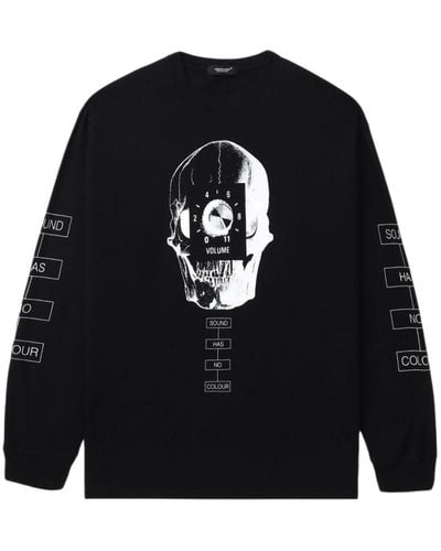 Undercover Skull-print Cotton T-shirt - Black
