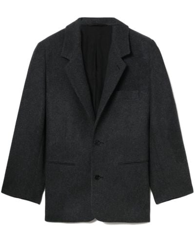 Lemaire Single-breasted Wool-cashmere Blazer - Black