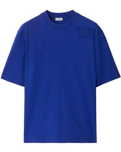 Burberry Equestrian Knight T-Shirt - Blau