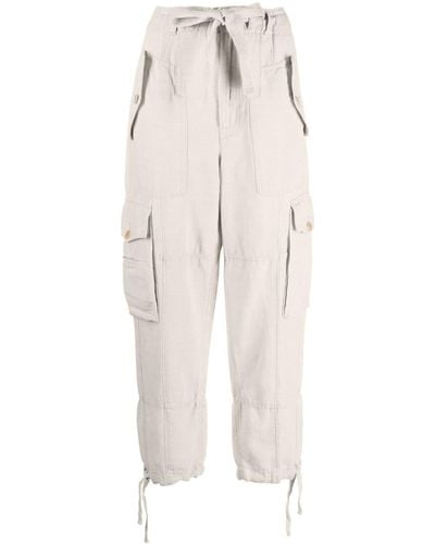 Polo Ralph Lauren Pantalones cargo ajustados - Blanco