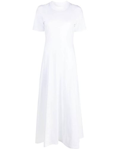 Loulou Studio Short-sleeve Midi T-shirt Dress - White
