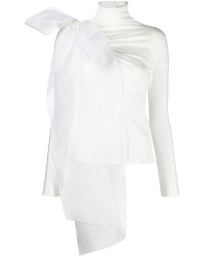Atu Body Couture Bow-detail Top - White