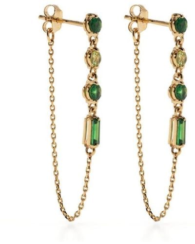 Dinny Hall Crystal-embellished Drop Earrings - White