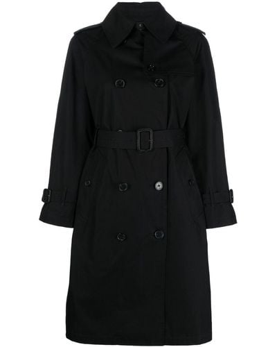 Mackintosh Muirkirk Belted Trench Coat - Black