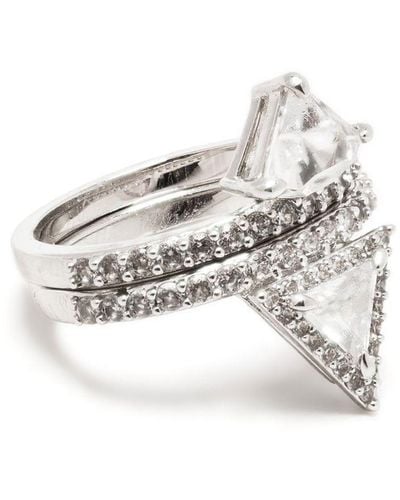 Swarovski Ortyx Crystal Ring - White