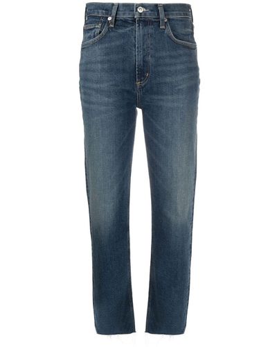 Citizens of Humanity Gerade Jeans - Blau