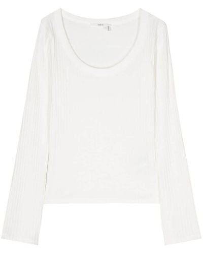 Ba&sh Camiseta Tiana de manga larga - Blanco