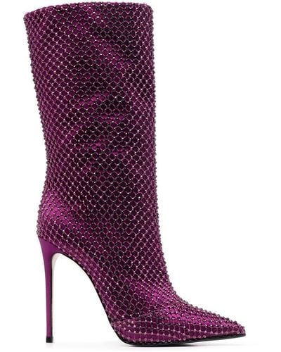 Le Silla Gilda 110mm Stiletto Heels - Purple