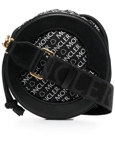 Moncler Groupie Crossbodytas Met Logoprint - Zwart