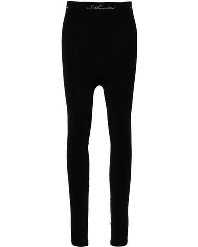 Amiri Ribbed Seamless leggings - Black