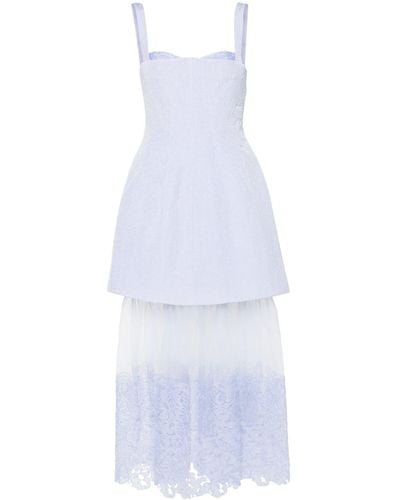 Jonathan Simkhai Cloqué Midi Dress - White