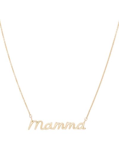 The Alkemistry 18kt Yellow Gold Mamma Necklace - White
