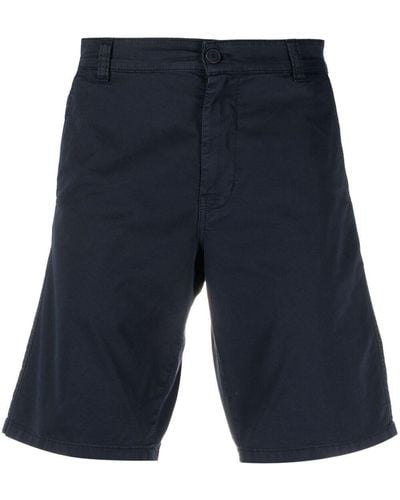 Aspesi Knee-length Chino Shorts - Blue