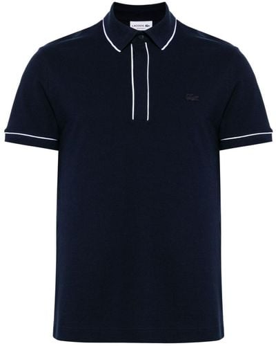 Lacoste Poloshirt mit Kontrastdetails - Blau