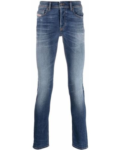 DIESEL Skinny-cut Sleeker Jeans - Blue