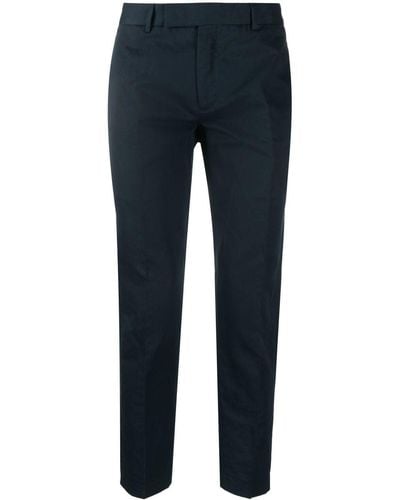 PT Torino Pantalones rectos estilo capri - Azul