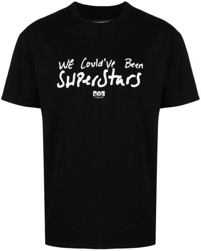 NAHMIAS X Kodak Superstars Logo-print T-shirt - Black