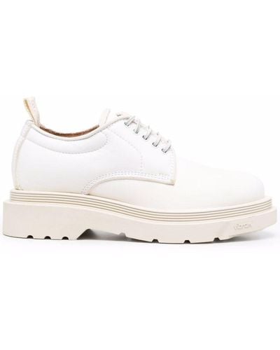 Buttero 40mm Leather Lace-up Shoes - White
