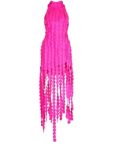 Acler Melrose Detail-appliqué Dress - Pink