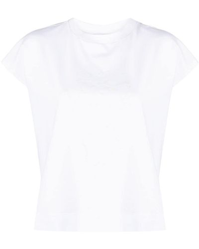 Peserico エンブロイダリーtシャツ - ホワイト